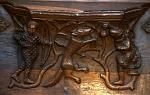 Beverley St Mary Yorkshire 15th century medieval  misericord misericords misericorde misericordes Miserere Misereres choir stalls Woodcarving woodwork mercy seats pity seats Bevms13.13.jpg